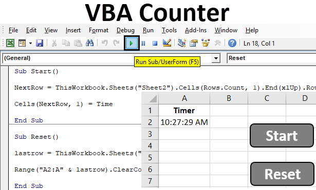 Vba Counter | How To Create A Counter In Excel Vba?