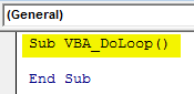 VBA D0 Loop Example 1-1