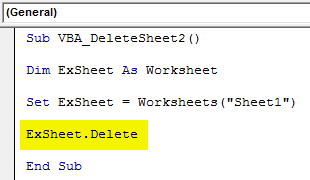 Delete function Example 2-4