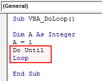 Do Until Loop Example 1-4