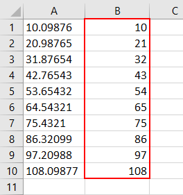 Output of Data Type as Integer