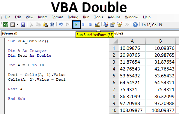 what-is-double-in-excel-vba