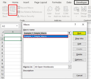 VBA Macros | How to Record Macro in VBA with Excel Examples