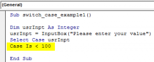 VBA Switch Case | How to Use Switch Case Statement in Excel VBA?