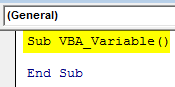 VBA Variable Types 