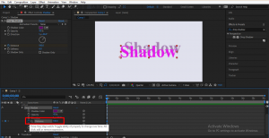 animated drop shadow after effects