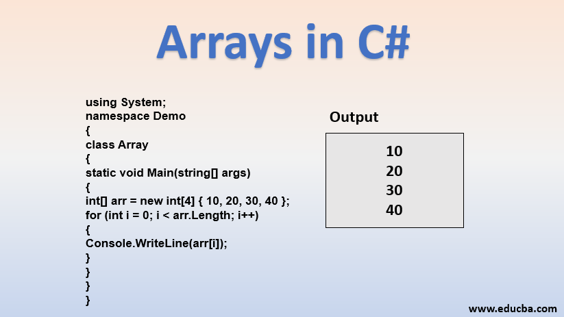 array in C#