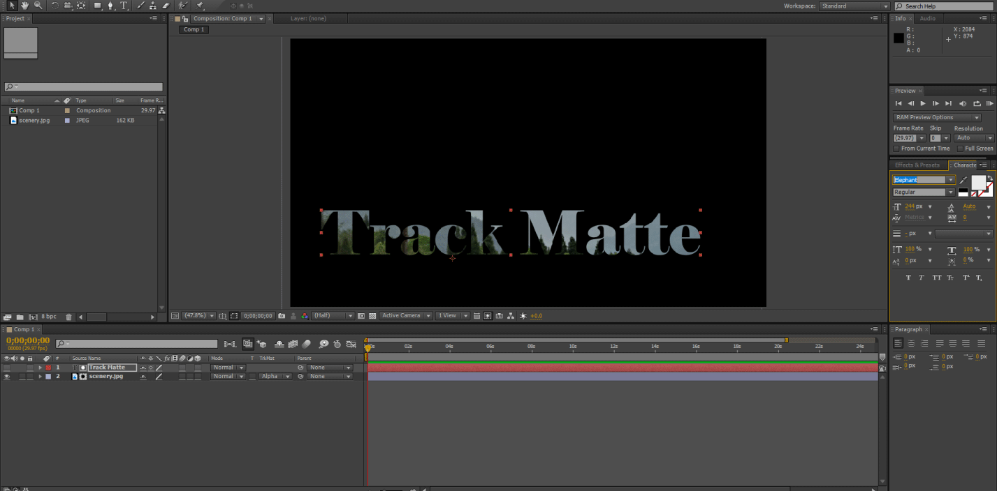 Adobe Premiere Pro Garbage Matte After Effects