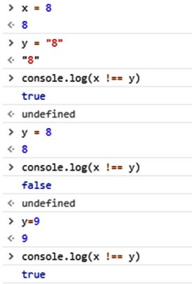 javascript does not equal multiple values