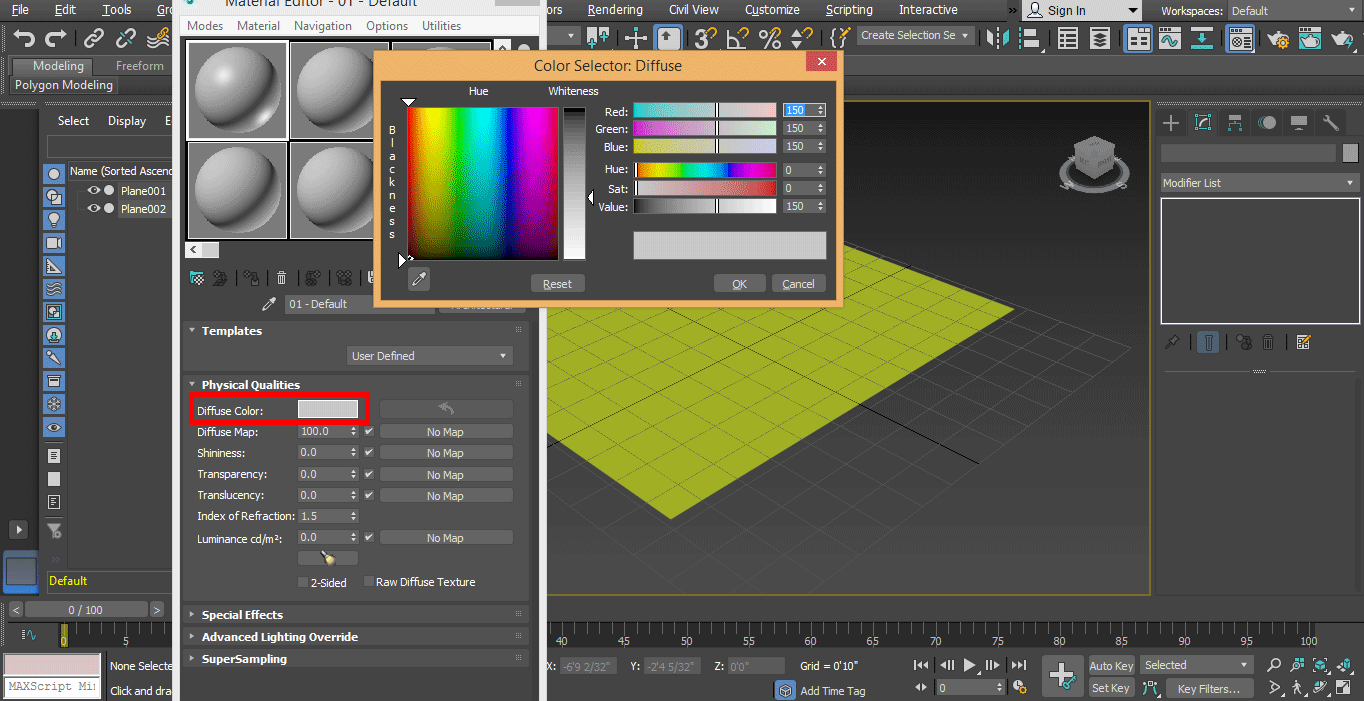 Что такое specular color в 3ds max