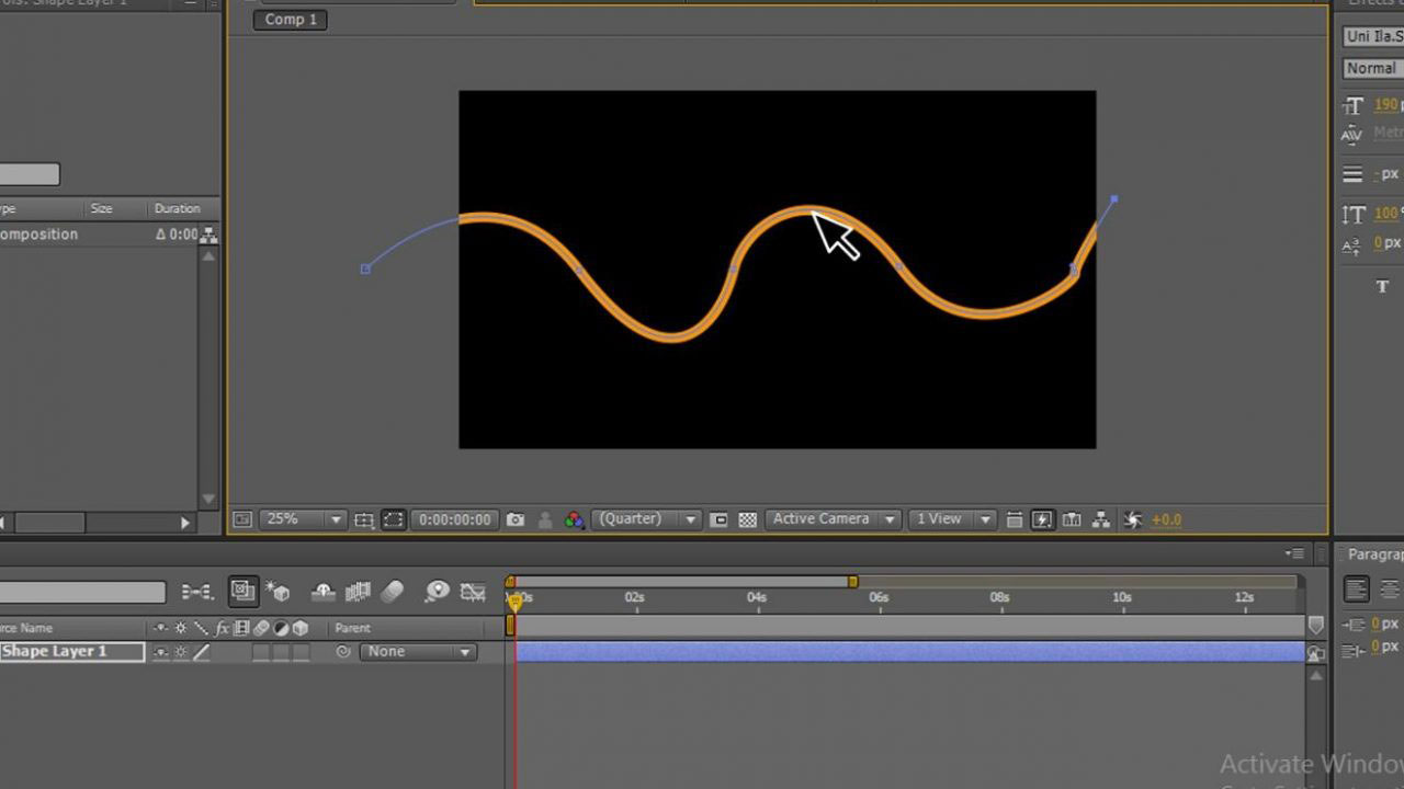 Adobe after effects pen tool как пользоваться