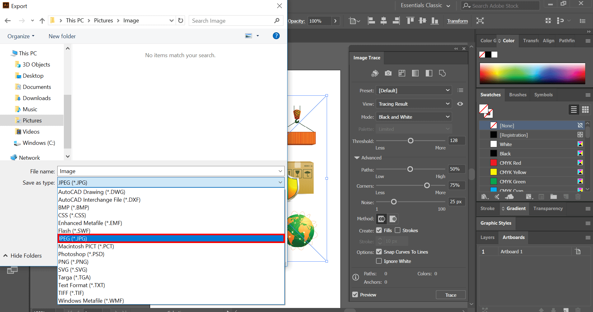 attractive Spit out baggage Insert Image in Illustrator | How to Insert or Import Images in Illustrator?