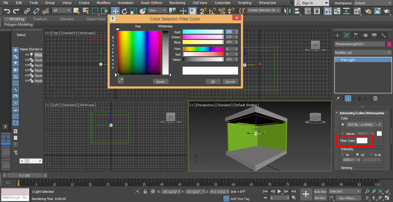 lcd color filter designer