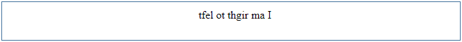 Text Direction