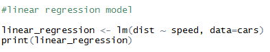 liner regression model