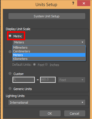 metric (Car Modeling in 3ds Max)