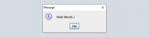 JOptionPane in Java | Constructor & Method of JOptionPane with Example