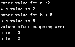 output2 swapping