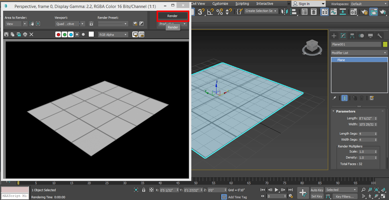 render tab