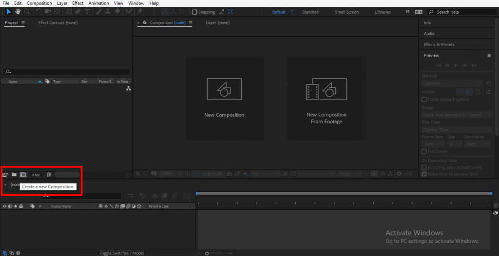 after effects infinite drop shadow