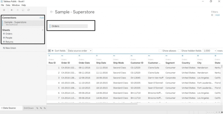 Tableau Drill Down | Create Map View | Drill Down the Map