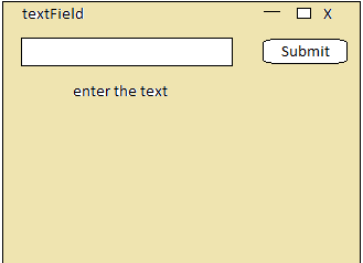 JTextField in Java output