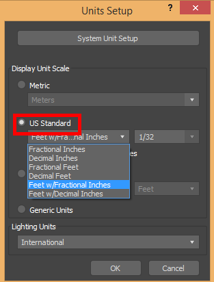 us standard (Rendering in 3ds Max)