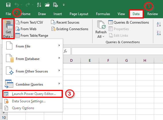 How do I enable Power Query in Excel?