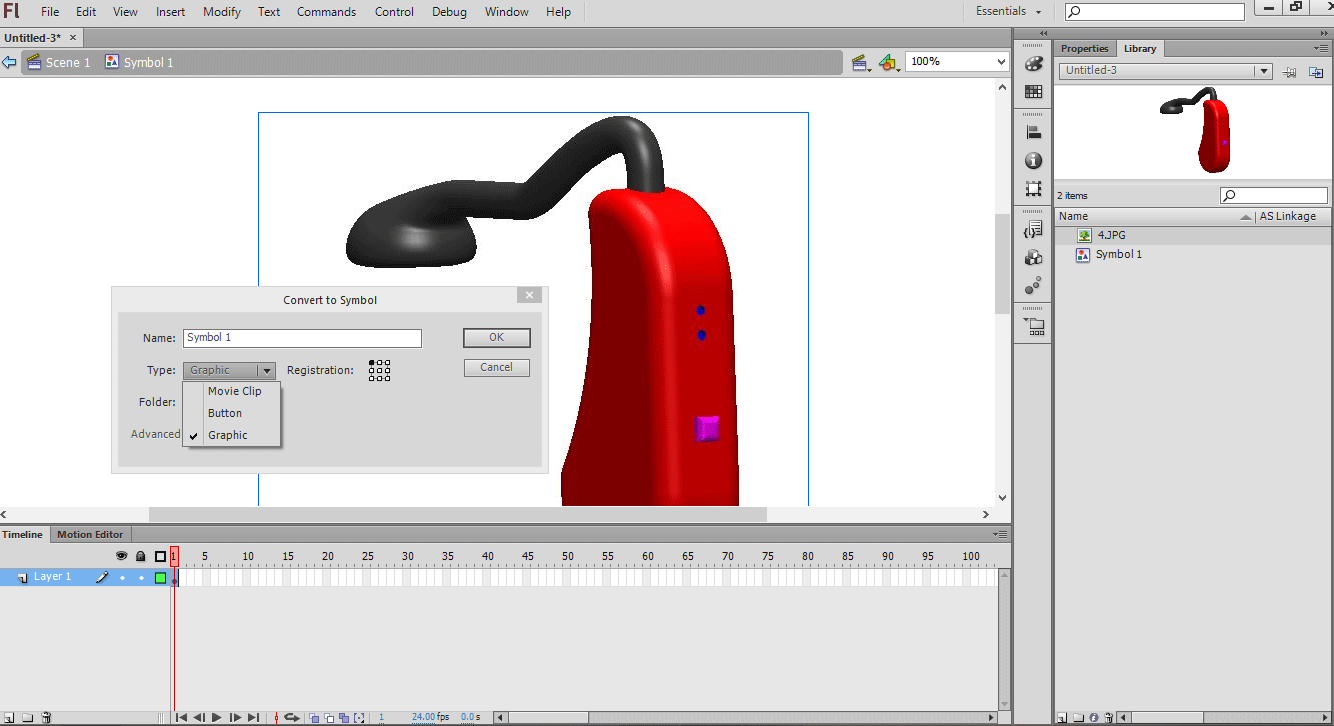How to Create a Symbol in Adobe Flash