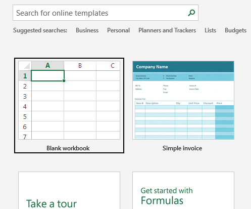 Blank Invoice Excel Template Example 2-1