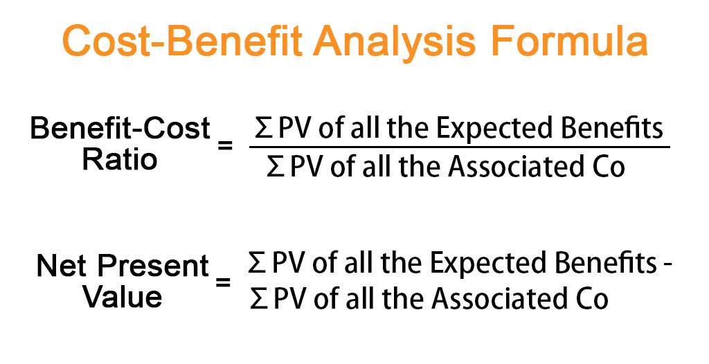 Cost Benefit Analysis Formula Calculator (Example with Excel Template)