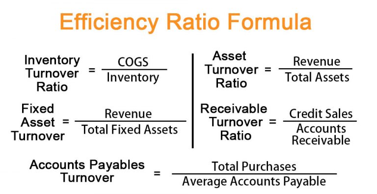 Efficiency Ratio Formula | Examples with Excel Template