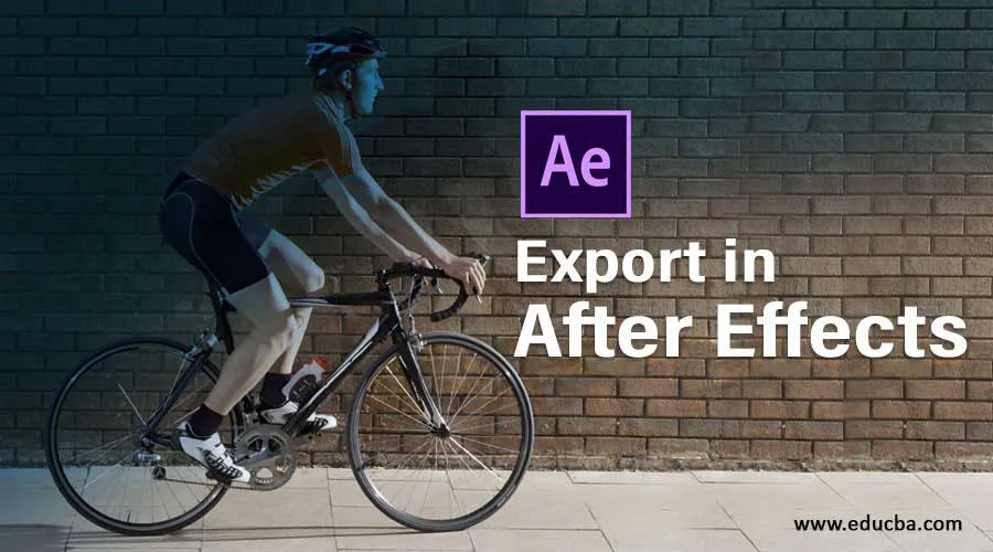 de Exportação no after Effects