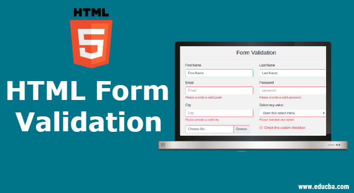 html form validation using ajax