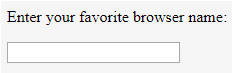 HTML5 Tags datalist