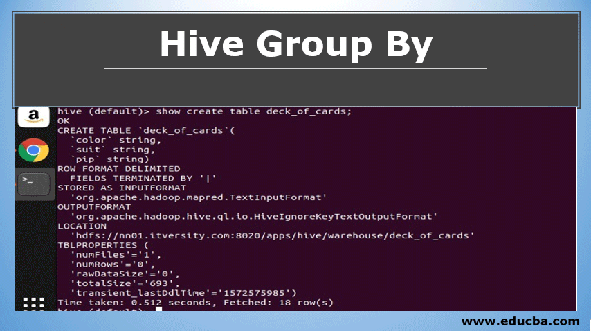 Hive Group By