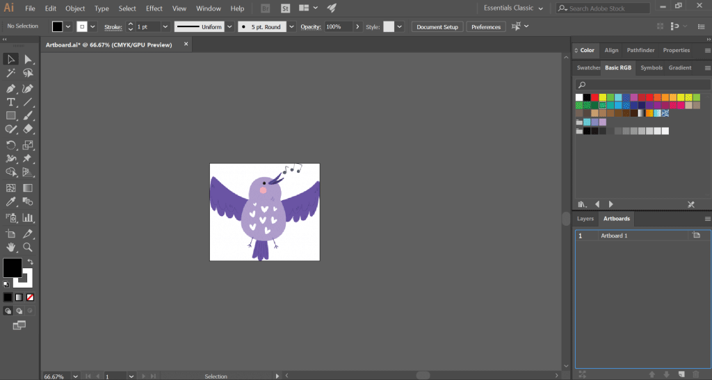 create new artboard illustrator