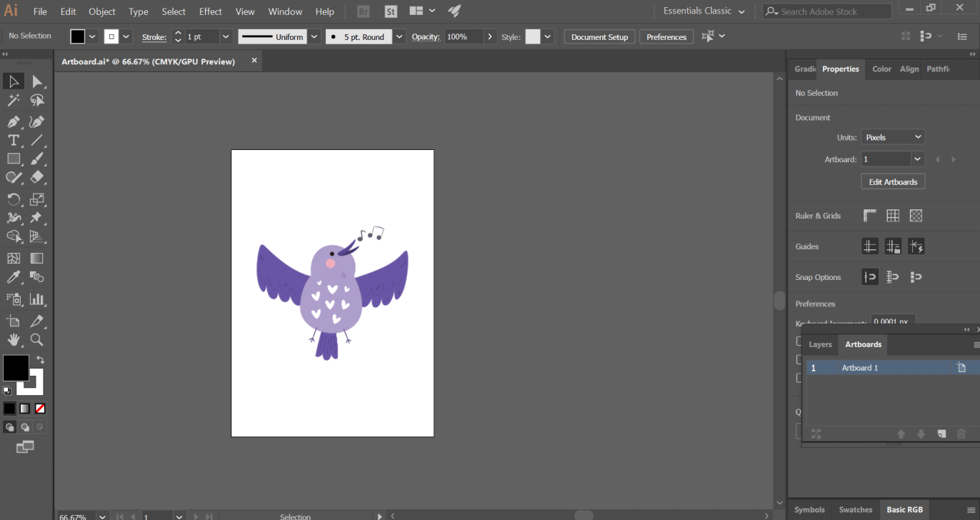 adobe illustrator artboard went white