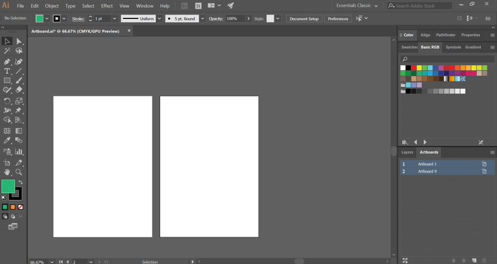 adobe illustrator when i zoom it changes artboard