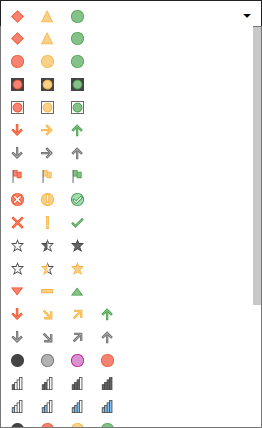 Icons Sets of Power BI