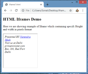 iframes html code