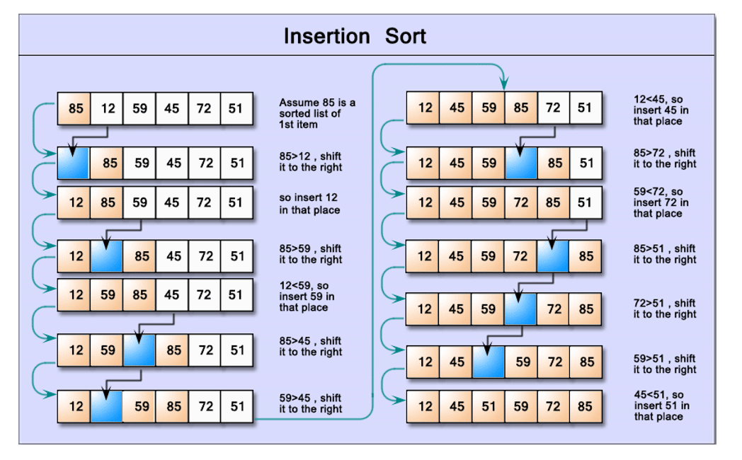 Insertion Sort in JavaScript