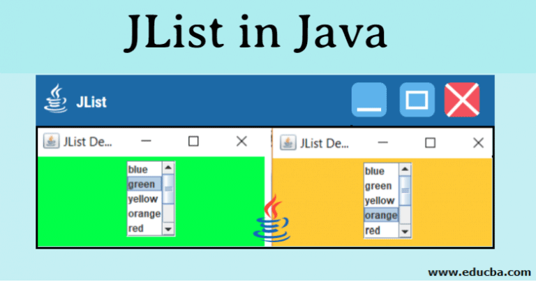 Jlist In Java Methods And Constructors Of Jlist In Java 5256