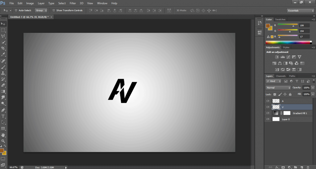 How to Make Logo in Photoshop | Creating Logo Using Photoshop Tools