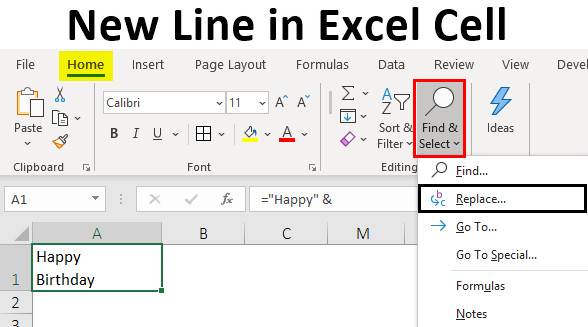 New Line in Excel Cell | How to Insert or Start a New Line in Excel Cell?