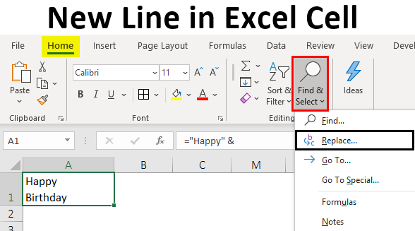 New Line In Excel Cell How To Insert Or Start A New Line In Excel Cell 