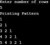 Number Patterns in Java eg11
