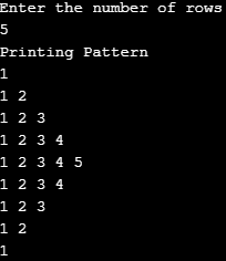 Number Patterns in Java eg3