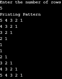 Number Patterns in Java eg5