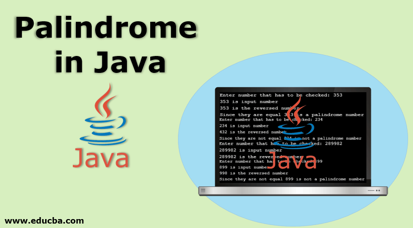 Palindrome in Java 
